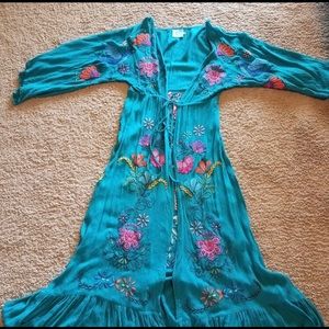 Boho beach cover-up Small